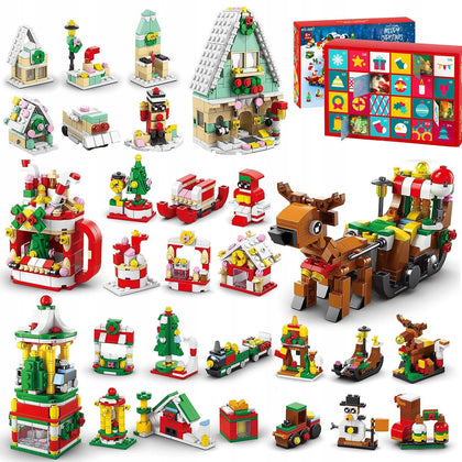 Adventes kalendārs ar konstruktoru