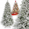 120 cm PVC sniega klāta mākslīgā Ziemassvētku eglīte