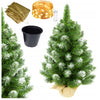 50 cm mākslīgā Ziemassvētku eglīte + LED vītne
