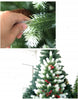 210 cm PE+PVC mākslīgā Ziemassvētku eglīte