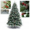 210 cm PE+PVC mākslīgā Ziemassvētku eglīte