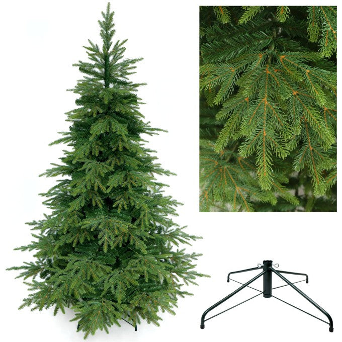 220 cm PE+PVC mākslīgā Ziemassvētku eglīte