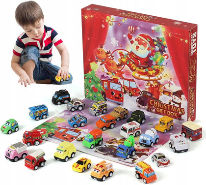 Adventes kalendārs ar automašīnām