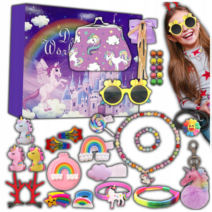 Adventes kalendārs ar matu aksesuāriem