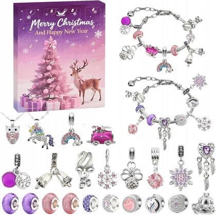 Advento kalendorius su papuošalais