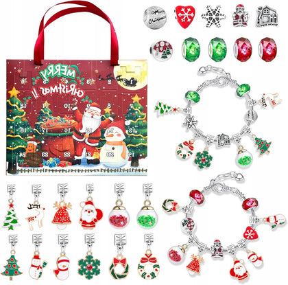 Advento kalendorius su papuošalais