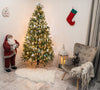 Mākslīgā Ziemassvētku eglīte no 100% polietilēna (PE), 220 cm.