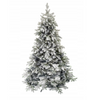 Sniegbaltīte mākslīgā Ziemassvētku eglīte 220 cm. PE+PVC