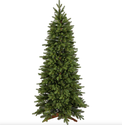 220cm Siaura PE/PVC Dirbtinė Kalėdų eglutė