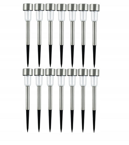 Saules enerģijas dārza lampas 14 gab. SAULES LAMPAS 