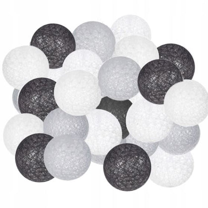 30LED Medvilniniai kamuoliukai