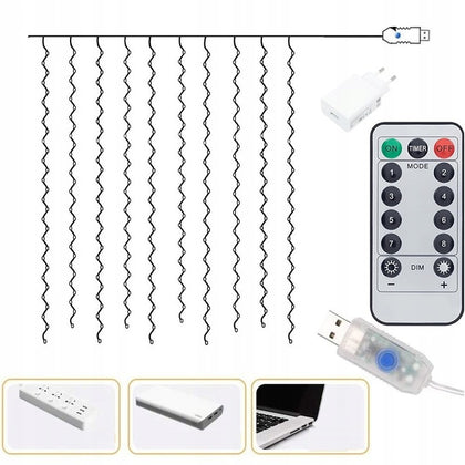 LED užuolaidos 3m x 3m