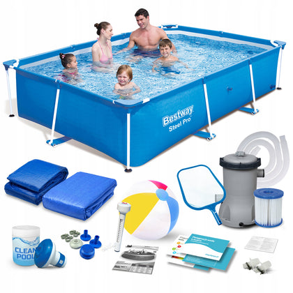 Bestway peldbaseins 259x170x61 cm. 2300 litri