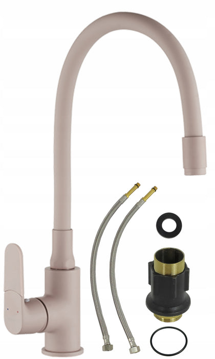 Virtuves jaucējkrāns Invena Joga Plus bēšs