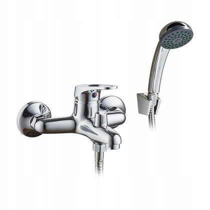 Sienas vannas un dušas maisītājs Ledeme, hroms