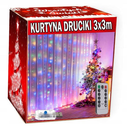 LED aizkari 3m x 3m