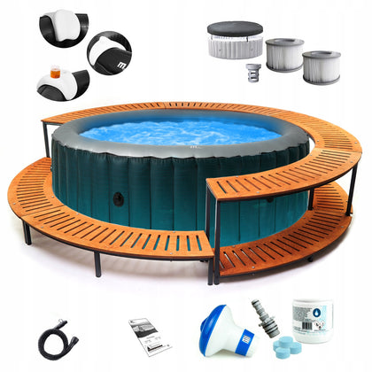 Piepūšamā burbuļvanna MSpa 930 litri