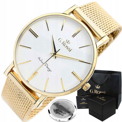 Sieviešu kvarca pulkstenis G. Rossi JULIE + BOX