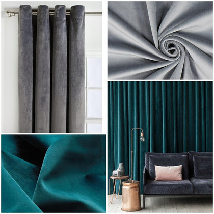 Naktinė užuolaida velvet su žiedais 250 cm x 140 cm 12spalvų