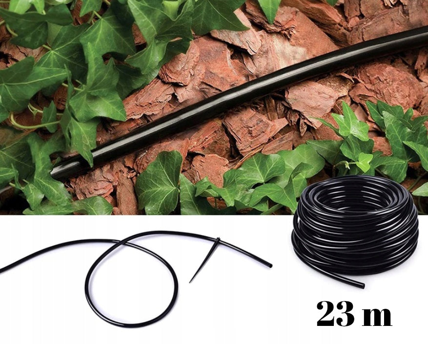 Lašelinio laistymo rinkinys su žarna 23m