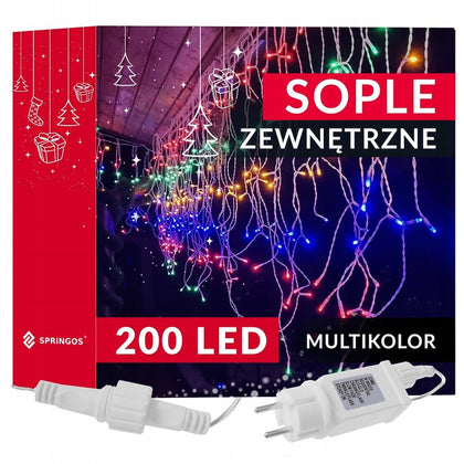 200 LED Ziemassvētku vītne