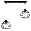 Griestu lampa Ledlux LX-1046 melna