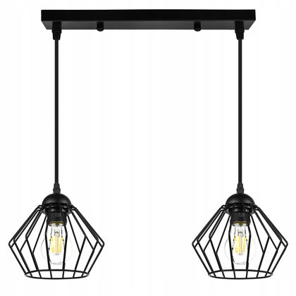 Griestu lampa Ledlux LX-1046 melna