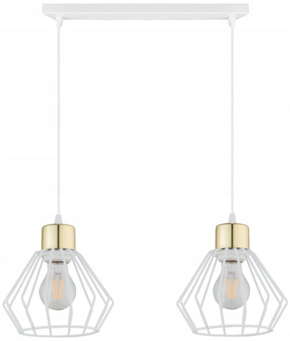 Šviesus pakabinamas šviestuvas 2x E27