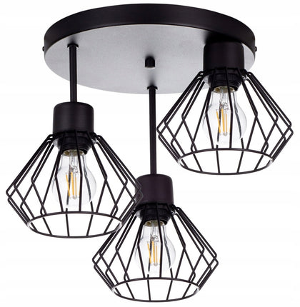 Trīsdaļīga kulona lampa