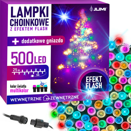 500 LED Ziemassvētku vītne
