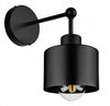 Sienas lampa melna