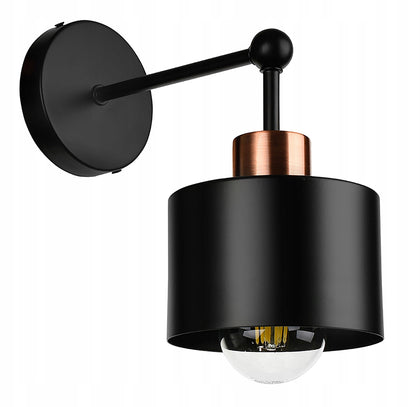 Sieninis šviestuvas juodas