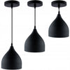 Pakabinamas šviestuvas Lumiled E27, juodas
