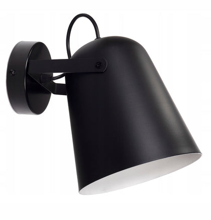 Sienas lampa melna