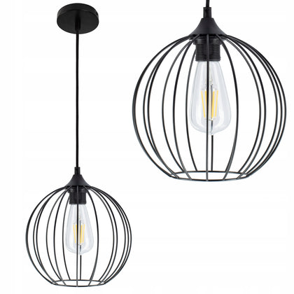 Griestu lampa Loft RETRO BLACK