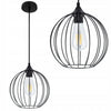 Griestu lampa Loft RETRO BLACK