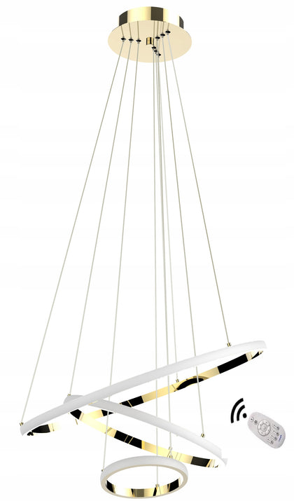 Krislamp Ring piekaramā lampa ar integrētu baltu LED avotu