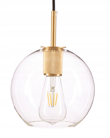 Caurspīdīga piekaramā lampa Ledigo Madrid Gold 