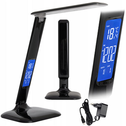 LED galda lampa. Ekrāns ar USB pieslēgvietu