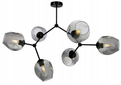 Griestu lampa Light Home Praga E27 melna 