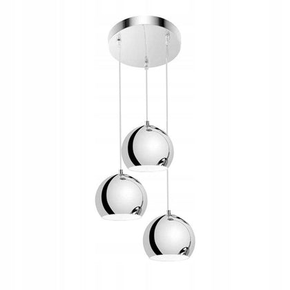 Pakabinamas šviestuvas Komat Kula Chrome E27 3x60W