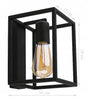 Sienas lampa CRATE melna E27