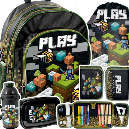 Mokyklinė kuprinė Minecraft Paso 19 l