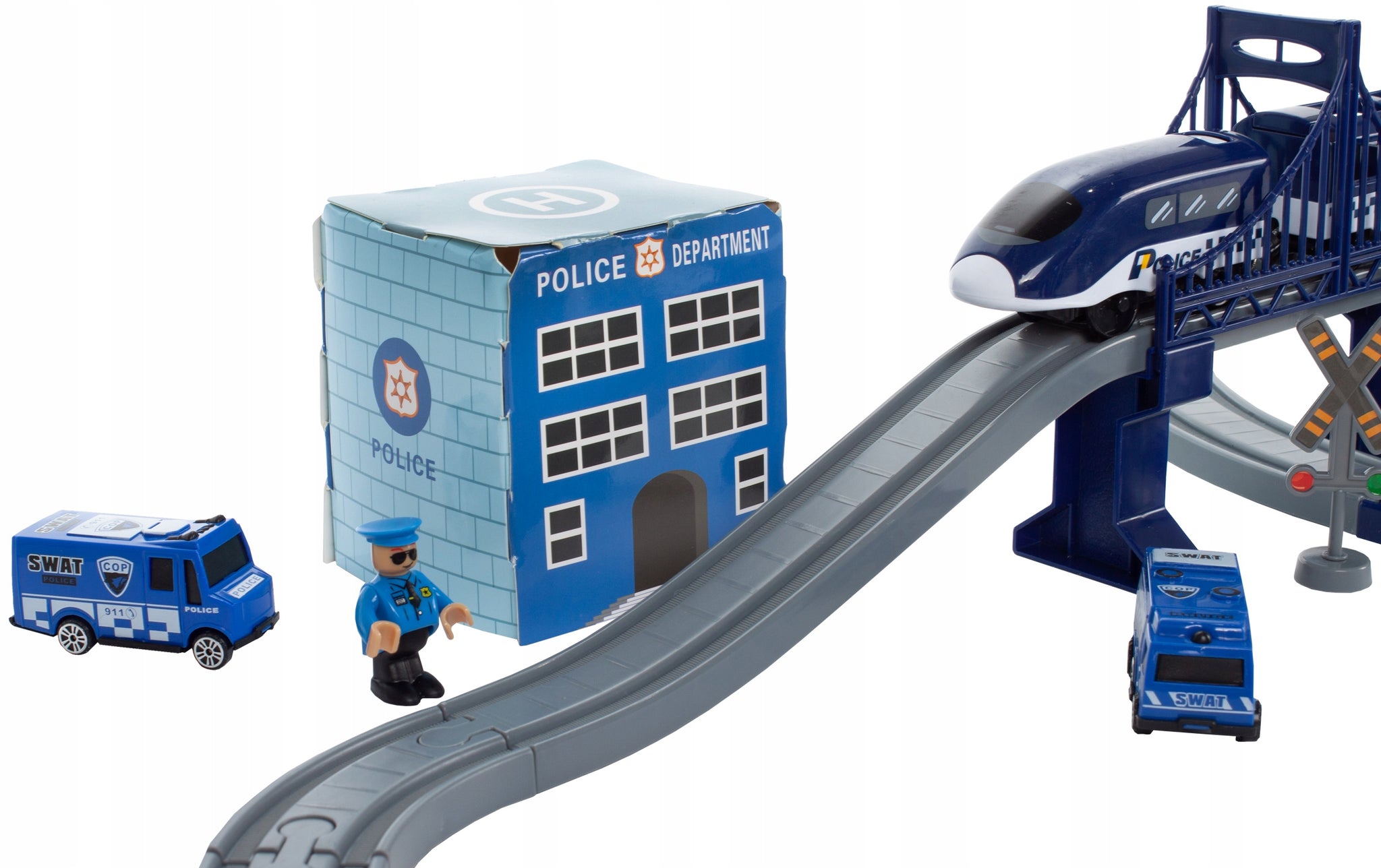 Elektriskais MalPlay policijas vilciens