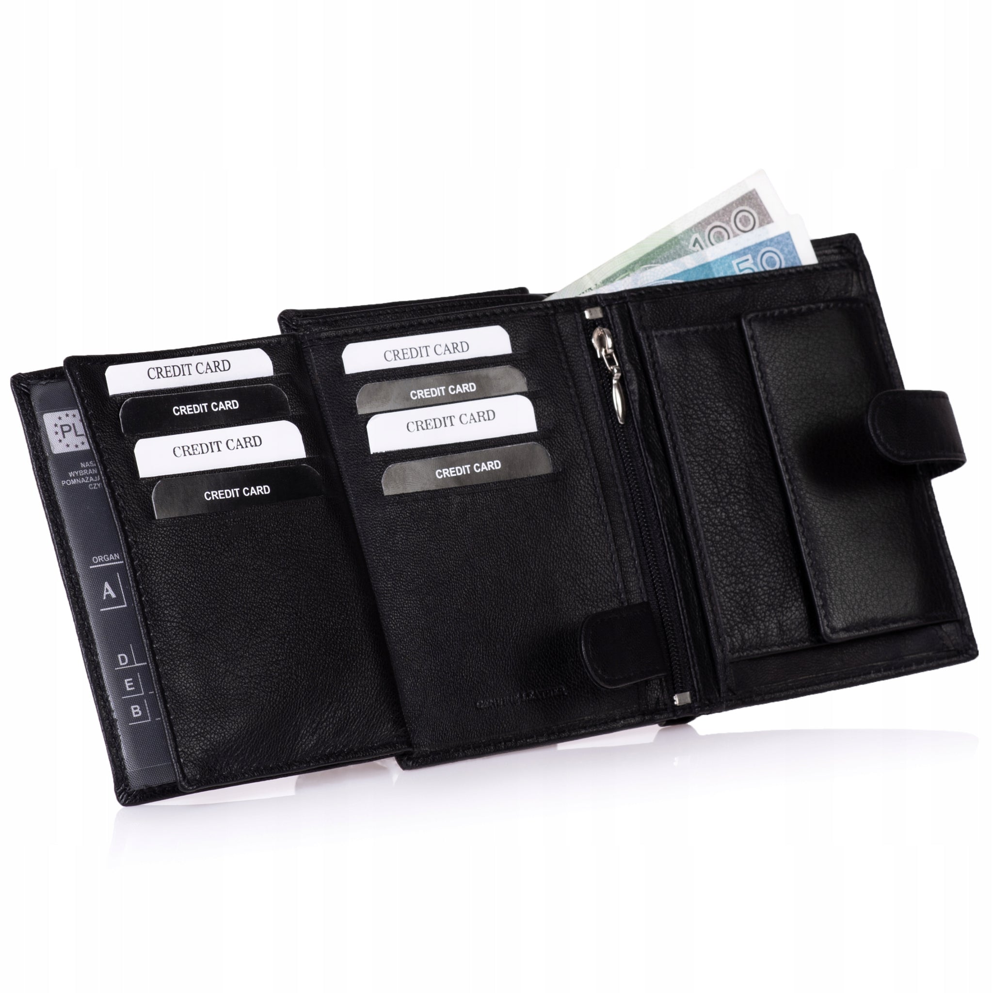 Ādas maks vīriešiem SEPHER