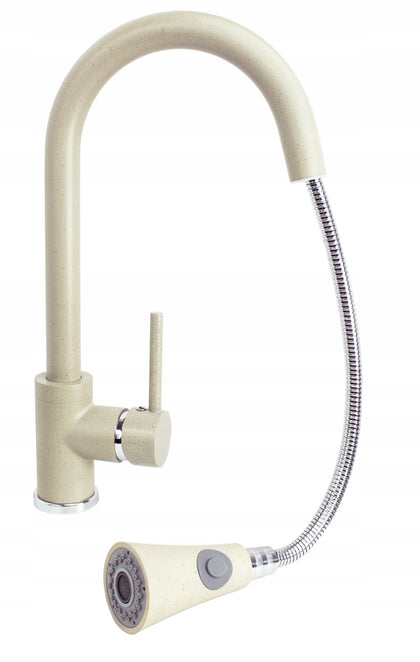 Virtuvinis maišytuvas SNAKE BATTERY smėlio spalvos