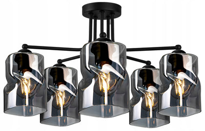 Piekaramā lampa Glimex Edison Kula E27 5x60W