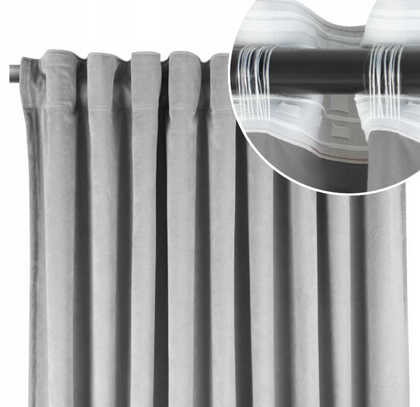 Samta nakts aizkars, garums pēc izvēles