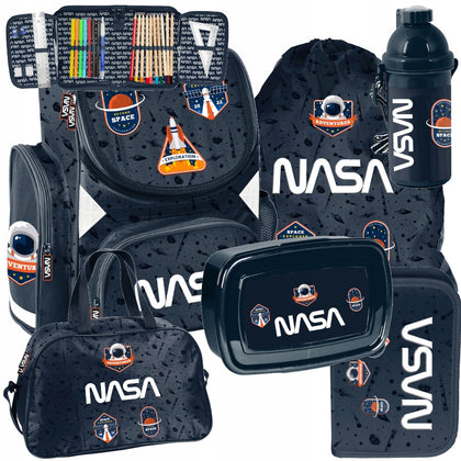 Skolas mugursoma Paso ar aksesuāriem / nasa