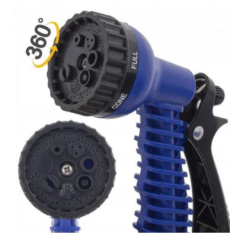 Pagarināma dārza šļūtene 15 m + dārza uzgalis